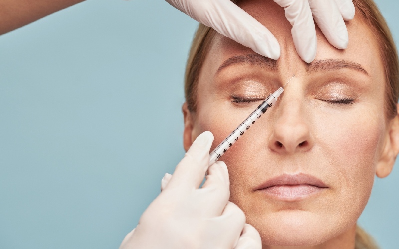 مراقبت بعد از بوتاکس خط اخم