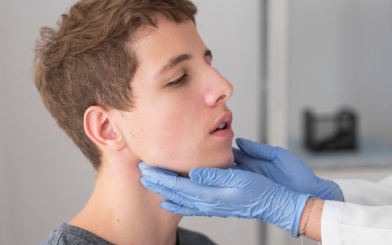 آمادگی قبل از پروتز چانه برای زاویه سازی فک